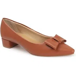 carlton london Women Comfortable Block Heel Pointed Toe Slip On Fashion Shoes for Daily use, Office use, Casual use-picture-38