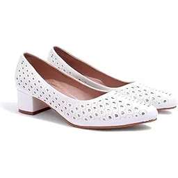 carlton london Women Comfortable Block Heel Pointed Toe Slip On Fashion Shoes for Daily use, Office use, Casual use-picture-18