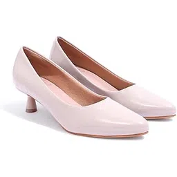 carlton london Women Comfortable Kitten Heel Pointed Toe Slip On Fashion Shoes for Daily use, Office use, Casual use-picture-27