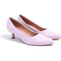 carlton london Women Comfortable Kitten Heel Pointed Toe Slip On Fashion Shoes for Daily use, Office use, Casual use-picture-44