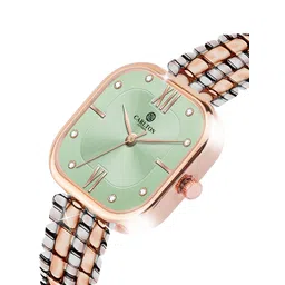 Carlton London Women Dial & Stainless Steel Straps Analogue Watch CLSSCLGRN image 3