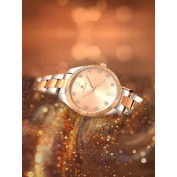 Carlton London Women Embellished Dial & SS Bracelet Style Straps Analogue Watch CLBRTRSG-picture-26