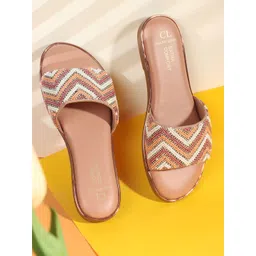 Carlton London Women Embellished Party Open Toe Flats-picture-16