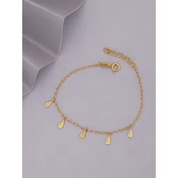 Carlton London Women Gold-Plated Charm Bracelet-picture-10