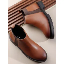 Carlton London Women Slip-On Round Toe Chelsea Ankle Boot-picture-28