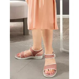 Carlton London Women Solid Wedge Sandals-picture-20