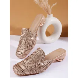 Carlton London Women Square Toe Block Mules-picture-29