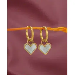 carlton london Women Stone-Studded Hoop Earrings-picture-18