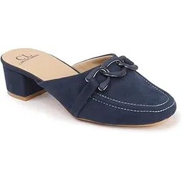 carlton london Women Stylish Slipon Casual Wear, Party and Formal Wear Mule with Block Heels-picture-29