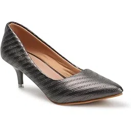 carlton london Women Stylish Slipon Pump Shoes with Stiletto Heels, Pointed Toe-picture-21