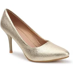 carlton london Women Stylish Slipon Pump Shoes with Stiletto Heels, Pointed Toe-picture-37
