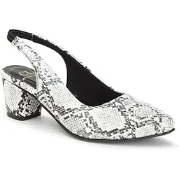 carlton london Women Stylish Snake Print Sandal with Block Heels, Pointed Toe for Party, Office and Daily Use-picture-15