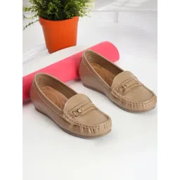 Carlton London Women's Beige Casual Loafers-picture-29