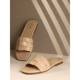 Carlton London Women's Beige Casual Sandals-picture-38