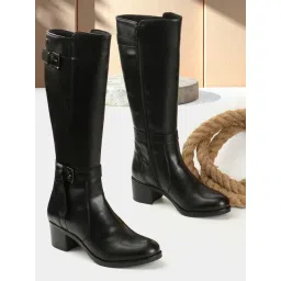 Carlton London Women's Black Casual Booties-picture-11