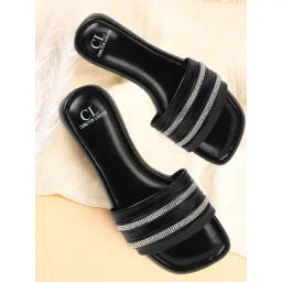 Carlton London Women's Black Casual Sandals-picture-19