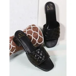 Carlton London Women's Black Casual Sandals-picture-39