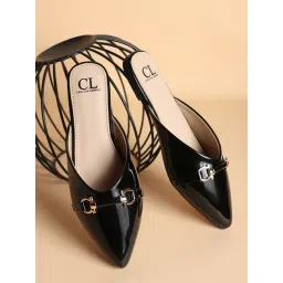 Carlton London Women's Black Mules-picture-33