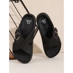 Carlton London Women's Black Toe Ring Sandals-picture-33