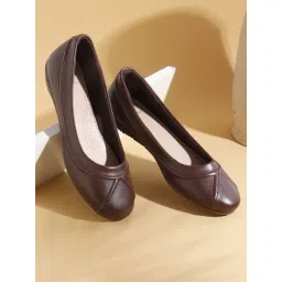 Carlton London Women's Brown Ballerina Shoes-picture-40