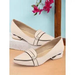 Carlton London Women's Cream Casual Pumps-picture-18