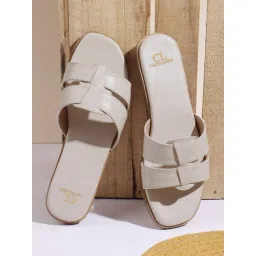 Carlton London Women's Cream Casual Sandals-picture-39