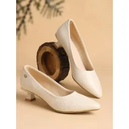 Carlton London Women's Cream Pump Shoes-picture-16