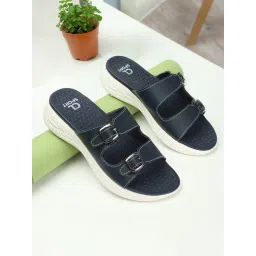 Carlton London Women's Navy Blue Casual Sandals-picture-42