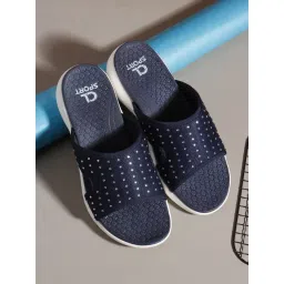 Carlton London Women's Navy Blue Casual Sandals-picture-15