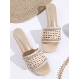 Carlton London Women's Nude Casual Sandals-picture-30