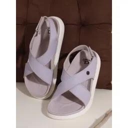 Carlton London Women's Purple Sling Back Sandals-picture-38