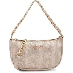 carlton london Women's Raffaella Gold Textured Sling Bag-picture-15