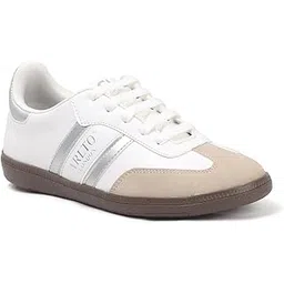 carlton london Women's Retro Stripe Canvas Lace-Up Lifestyle Sneaker-picture-47
