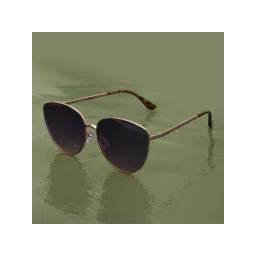 Carlton London Womens Rose Gold Toned UV Protected Cateye Sunglasses CLSW176-picture-16