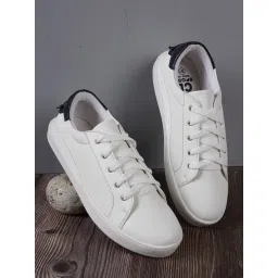 Carlton London Women's White & Navy Sneakers-picture-40