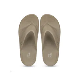 Carlton London sports Men Beige & White Thong Flip-Flops-picture-25