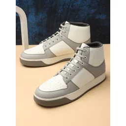 Carlton London sports Men Mid Top Colourblocked Lightweight Comfort Insole Sneakers-picture-17