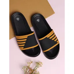 Carlton London sports Men Striped Sliders-picture-31