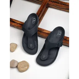 Carlton London sports Men Thong Flip-Flops With Buckle Detail-picture-33