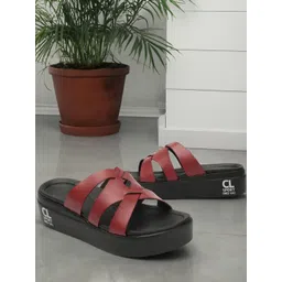 Carlton London sports Strappy Open Toe Flatform Heels-picture-17