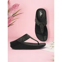 Carlton London sports Women Embellished Open Toe Flats-picture-42