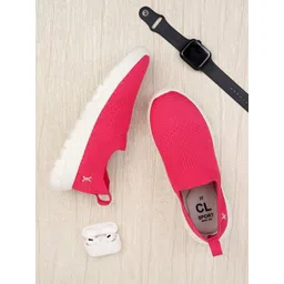 Carlton London sports Women Pink Slip-On Sneakers-picture-35