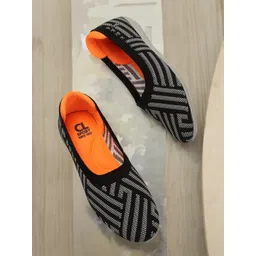 Carlton London sports Women Striped Ballerinas-picture-22