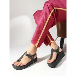 Carlton London sports Women T-Strap Flats-picture-35