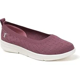 Carlton London Women's Textured Knit Comfort Ballet Flats-picture-15