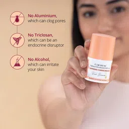 carmesi Fresh Blossom Natural UnderArms Deodorant Roll On| No Alcohol or Aluminium Deodorant Roll-on-For Women image 5