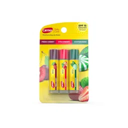 CARMEX Set Of 3 Daily Care Fresh Cherry, Strawberry & Wintergreen Lip Balm - 4.25 g Each-picture-21