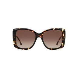 carrera accessories CARRERA Women UV Protected Polarized Full Rim Brown Lens Square Sunglasses - 206946WR956LA (56) image 1