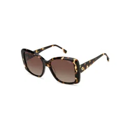 carrera accessories CARRERA Women UV Protected Polarized Full Rim Brown Lens Square Sunglasses - 206946WR956LA (56) image 2