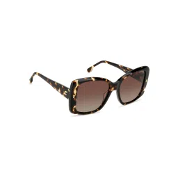 carrera accessories CARRERA Women UV Protected Polarized Full Rim Brown Lens Square Sunglasses - 206946WR956LA (56) image 3